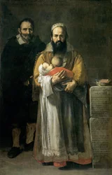 Die bärtige Frau beim Stillen, 1631